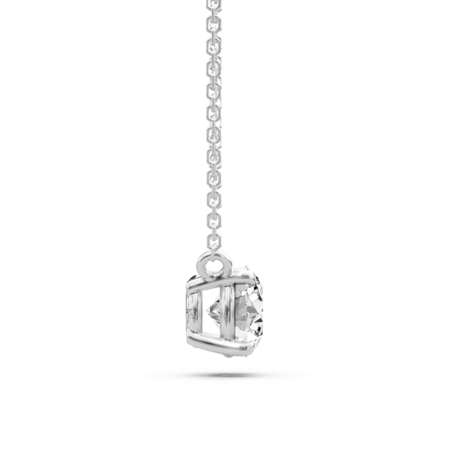 0.50-6.00 CT Round Cut Lab Grown Diamonds - Solitaire Pendant