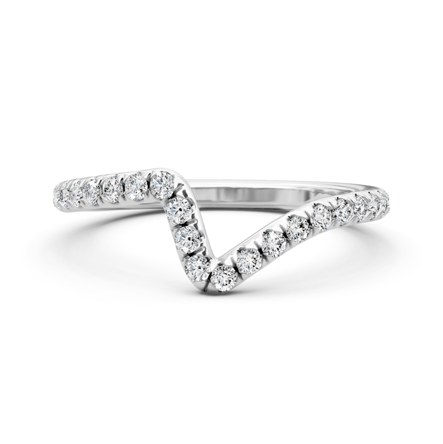 0.10 CT Round Cut Lab Grown Diamonds - Wedding Band