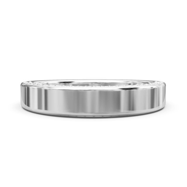 0.30 CT Round Cut Lab Grown Diamonds - Wedding Band