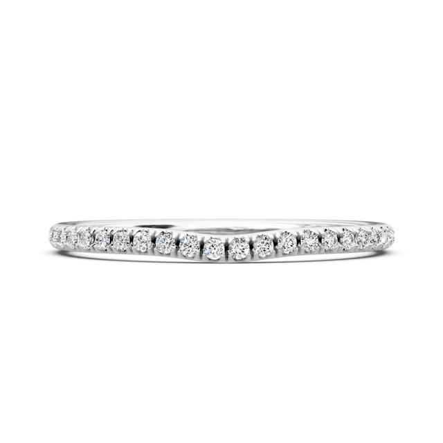 0.15 CT Round Cut Lab Grown Diamonds - Wedding Band