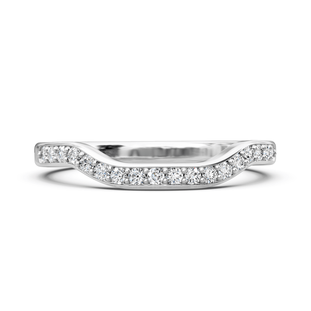 0.20 CT Round Cut Lab Grown Diamonds - Wedding Band