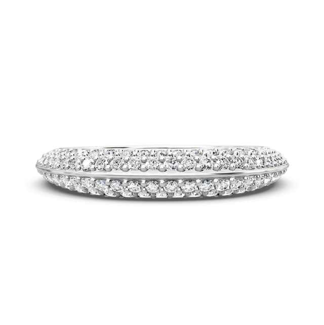 0.80 CT Round Cut Lab Grown Diamonds - Wedding Band