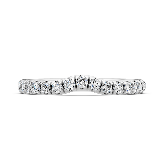 0.40 CT Round Cut Lab Grown Diamonds - Wedding Band
