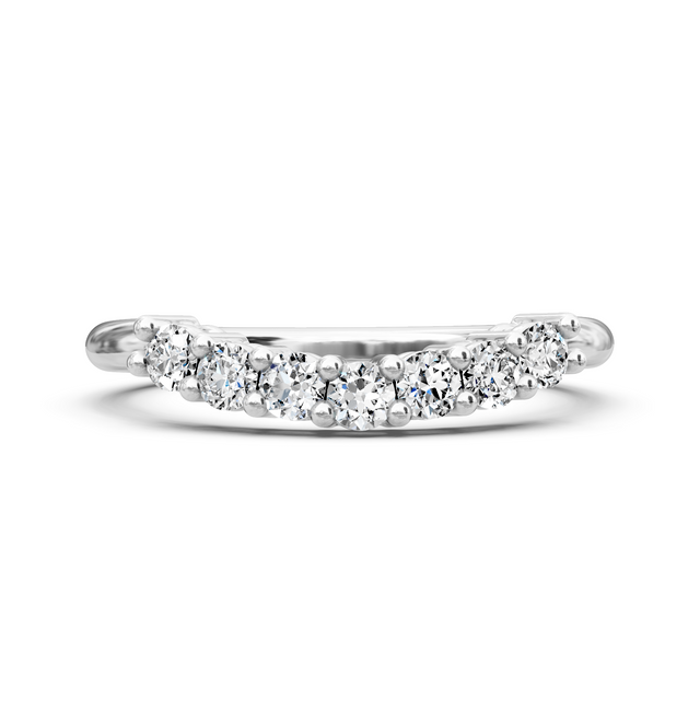 0.40 CT Round Cut Lab Grown Diamonds - Wedding Band
