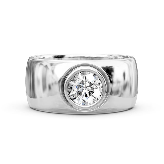 0.30 CT Round Cut Natural Diamonds - Wedding Band