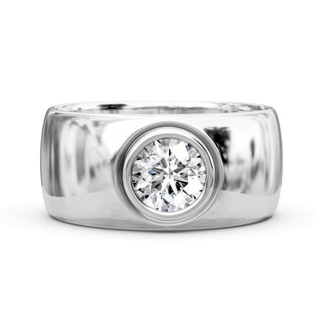 0.30 CT Round Cut Natural Diamonds - Wedding Band