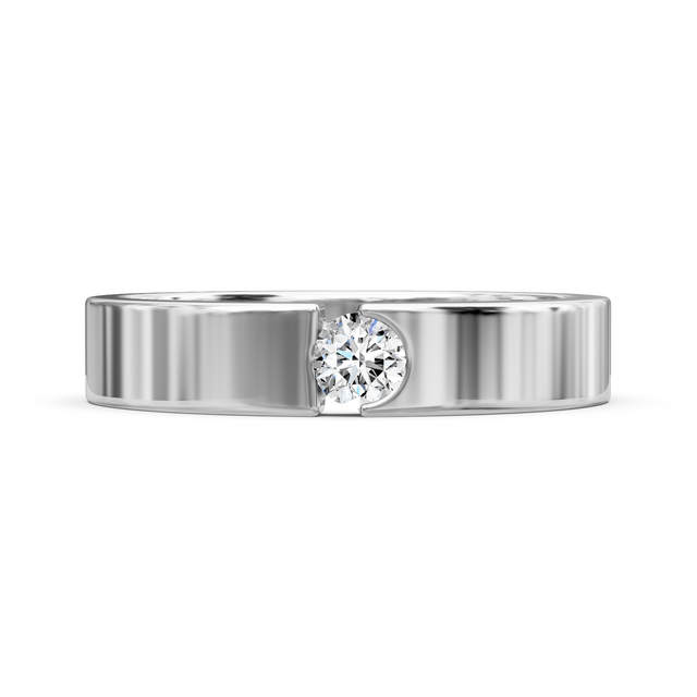 0.15 CT Round Cut Lab Grown Diamonds - Wedding Band