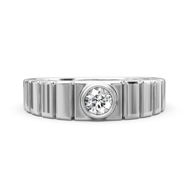 0.25 CT Round Cut Natural Diamonds - Wedding Band