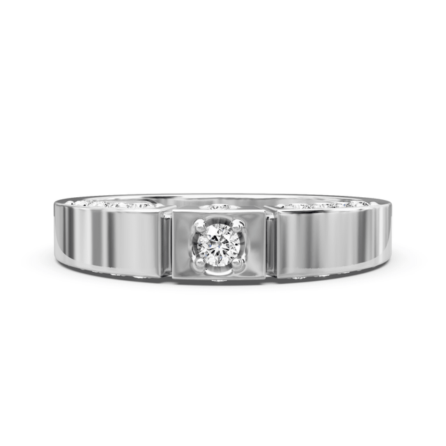 0.40 CT Round Cut Natural Diamonds - Wedding Band