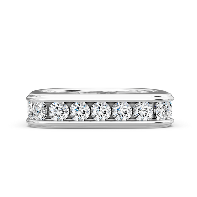 1.50 CT Round Cut Natural Diamonds - Mens Wedding Bands
