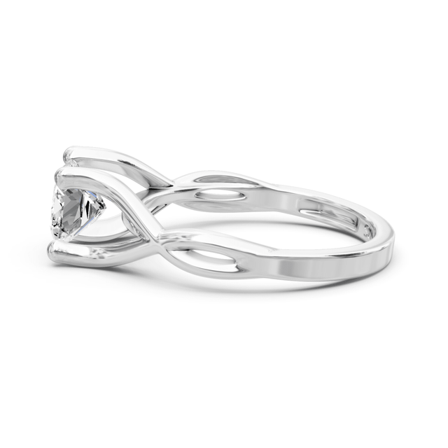 0.35-1.50 CT Princess Cut Natural Diamonds - Solitaire Rings