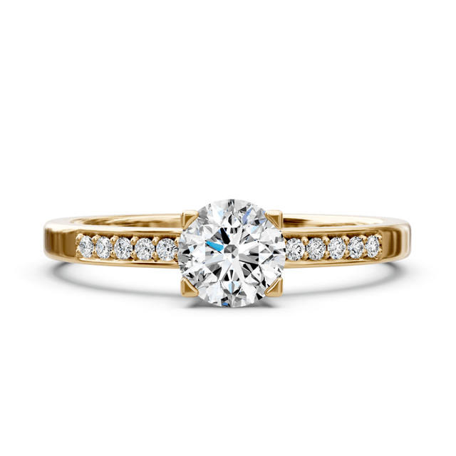 0.45-1.60 CT Round Cut Natural Diamonds - Engagement Ring