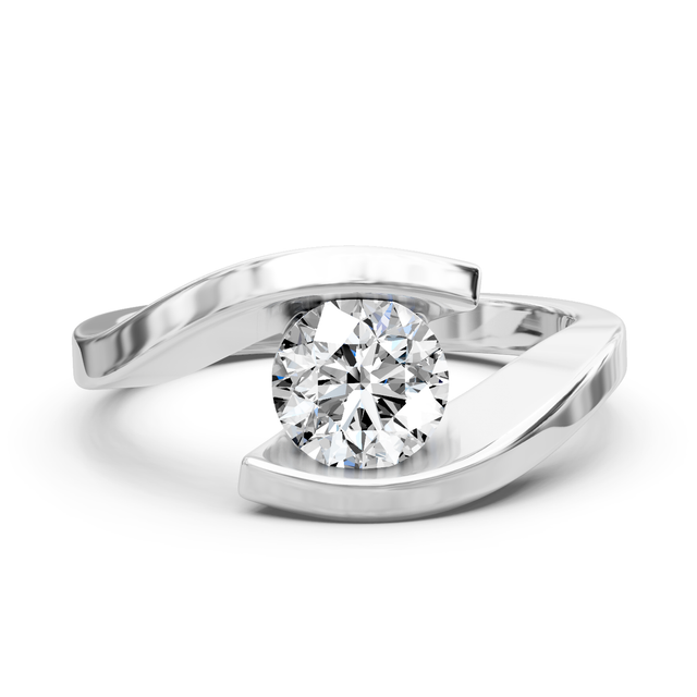0.50-6.00 CT Round Cut Lab Grown Diamonds - Solitaire Rings
