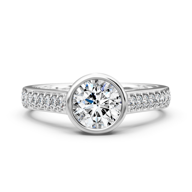 0.70-6.20 CT Round Cut Lab Grown Diamonds - Engagement Ring