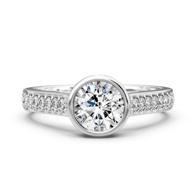 0.55-1.70 CT Round Cut Natural Diamonds - Engagement Ring