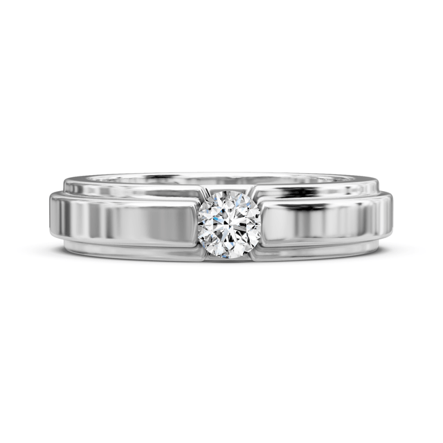 0.25 CT Round Cut Natural Diamonds - Wedding Band