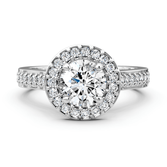 0.70-1.85 CT Round Cut Natural Diamonds - Engagement Ring