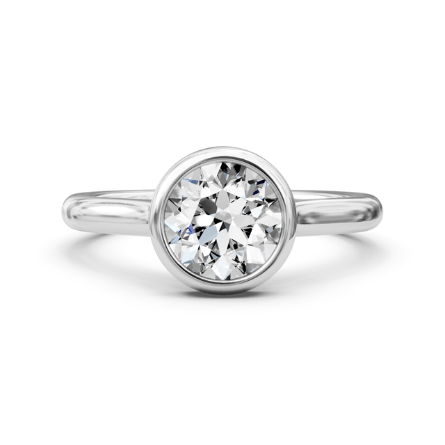 0.50-6.00 CT Round Cut Lab Grown Diamonds - Solitaire Rings