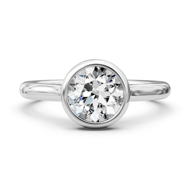 0.50-6.00 CT Round Cut Lab Grown Diamonds - Solitaire Rings