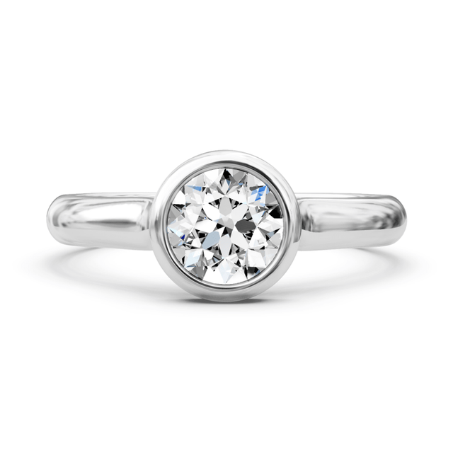 0.35-1.50 CT Round Cut Natural Diamonds - Solitaire Rings