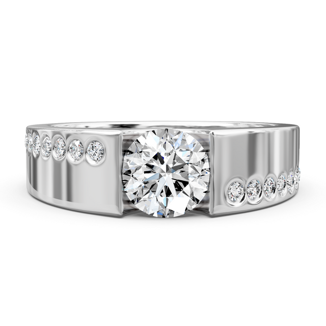 0.70-6.20 CT Round Cut Lab Grown Diamonds - Engagement Ring