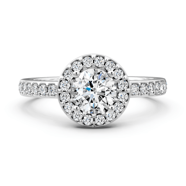 0.75-1.90 CT Round Cut Natural Diamonds - Engagement Ring