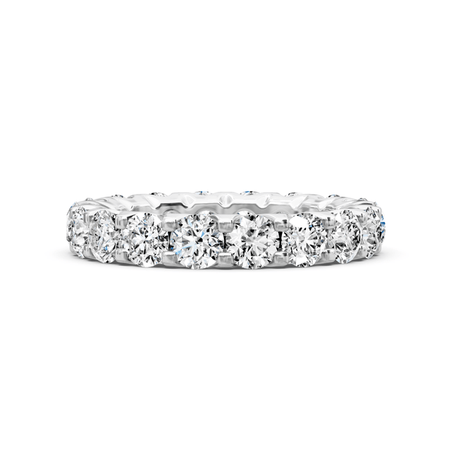 2.00-6.00 CT Round Cut Natural Diamonds - Eternity Rings