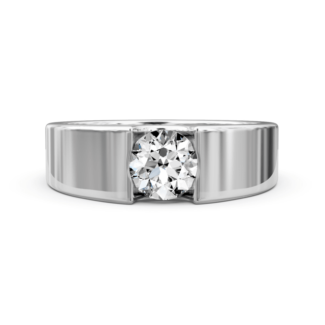 0.35-1.50 CT Round Cut Natural Diamonds - Solitaire Rings