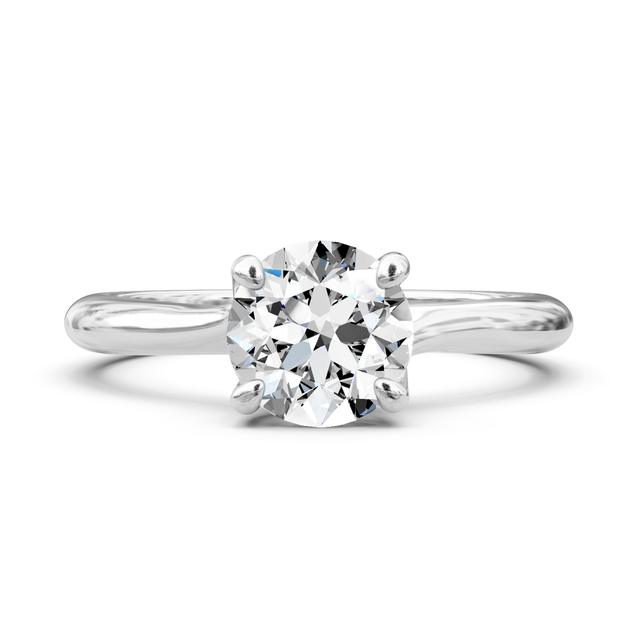 0.50-6.00 CT Round Cut Lab Grown Diamonds - Solitaire Rings