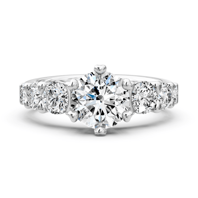 1.40-2.55 CT Round Cut Natural Diamonds - Engagement Ring