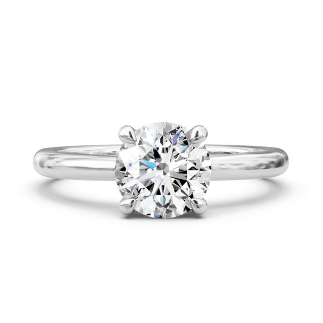 0.50-6.00 CT Round Cut Lab Grown Diamonds - Solitaire Rings