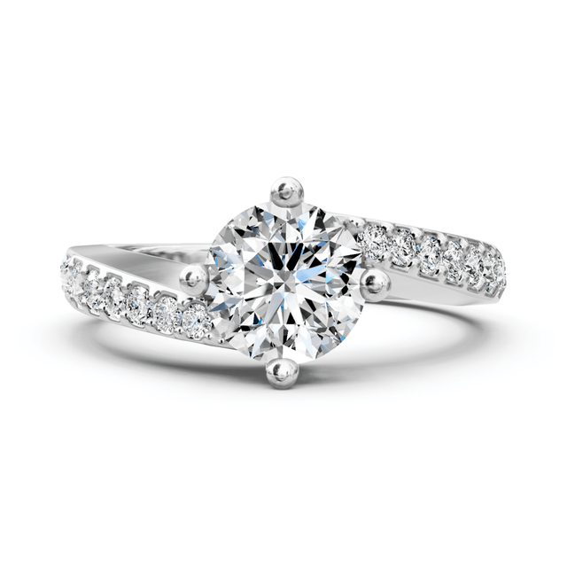 0.70-1.85 CT Round Cut Natural Diamonds - Engagement Ring