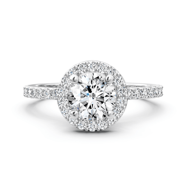 0.75-1.90 CT Round Cut Natural Diamonds - Engagement Ring