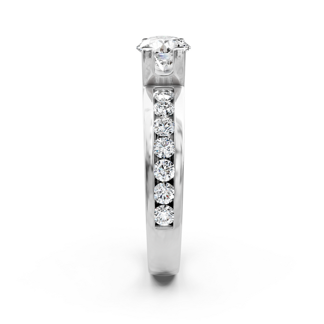 0.95-2.10 CT Round Cut Natural Diamonds - Engagement Ring