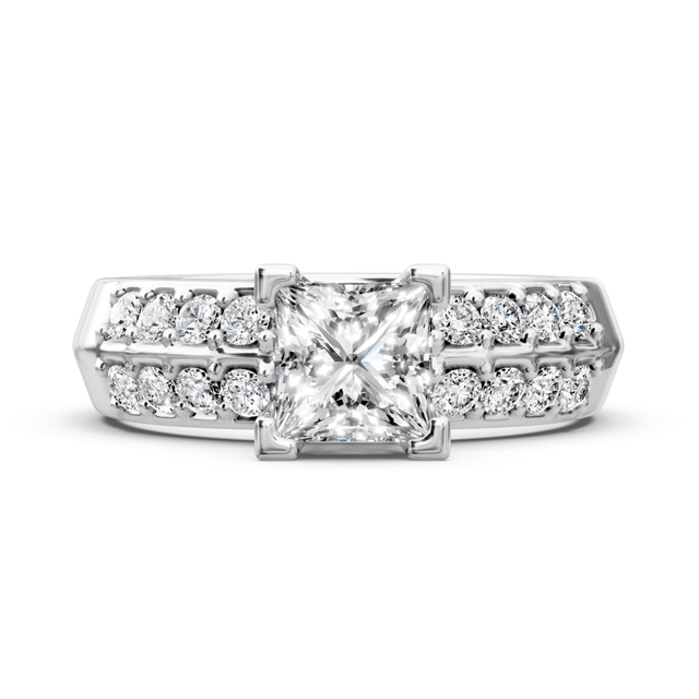 0.70-1.85 CT Round Cut Natural Diamonds - Engagement Ring