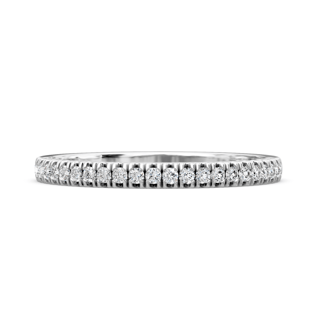 0.25 CT Round Cut Natural Diamonds - Wedding Band