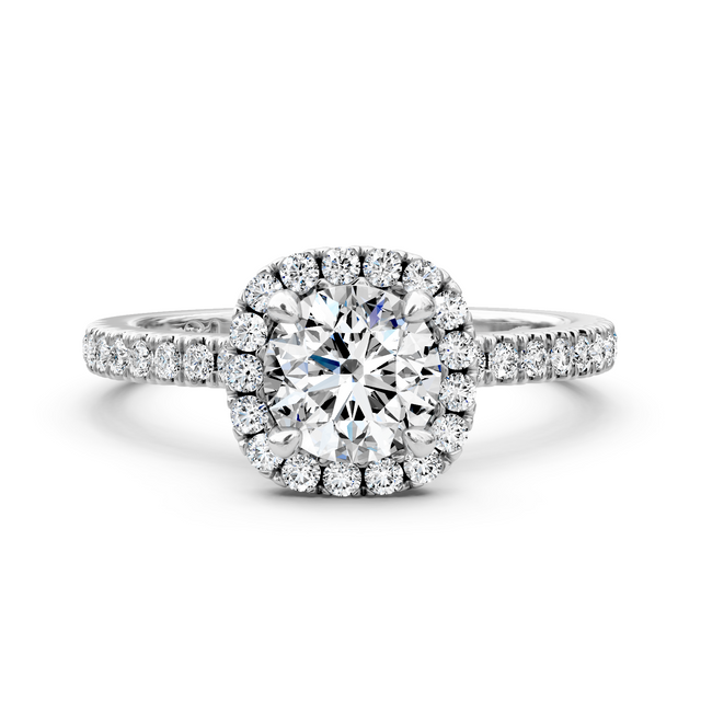 0.90-6.40 CT Round Cut Lab Grown Diamonds - Engagement Ring