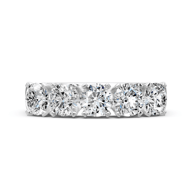 1.50 CT Round Cut Natural Diamonds - Wedding Band