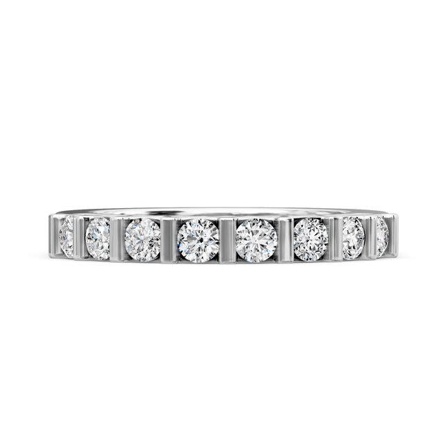 0.50 CT Round Cut Natural Diamonds - Wedding Band