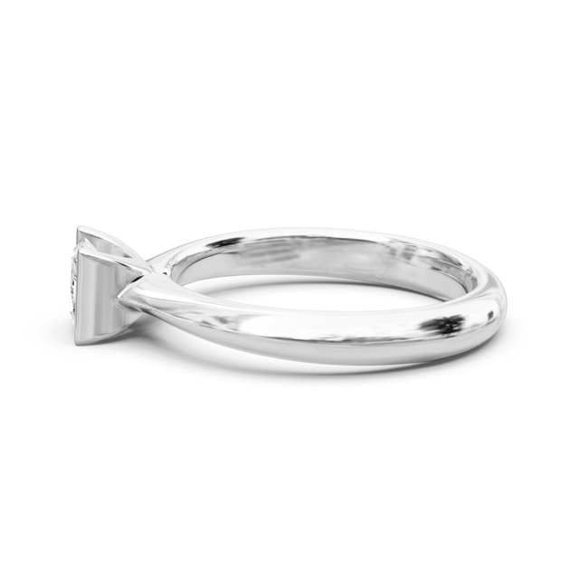 0.35-1.50 CT Princess Cut Natural Diamonds - Solitaire Rings