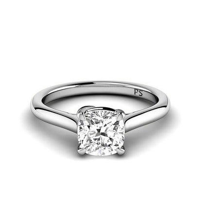 0.35-1.50 CT Cushion Cut Diamonds - Solitaire Ring