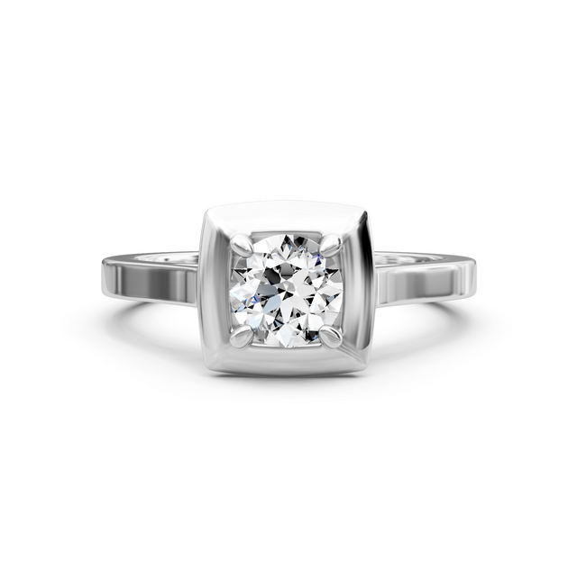 0.35-1.50 CT Round Cut Natural Diamonds - Solitaire Rings