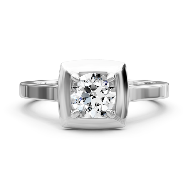 0.35-1.50 CT Round Cut Natural Diamonds - Solitaire Rings