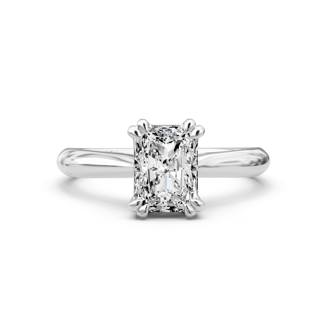 0.35-1.50 CT Emerald Cut Natural Diamonds - Solitaire Rings