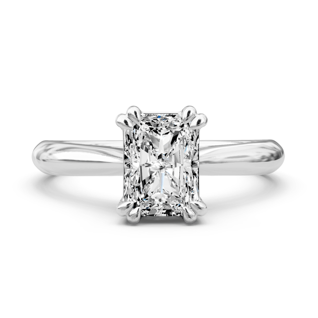 0.35-1.50 CT Emerald Cut Natural Diamonds - Solitaire Rings