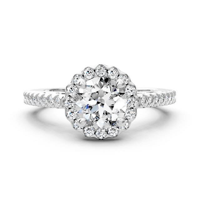 0.85-6.35 CT Round Cut Lab Grown Diamonds - Engagement Ring