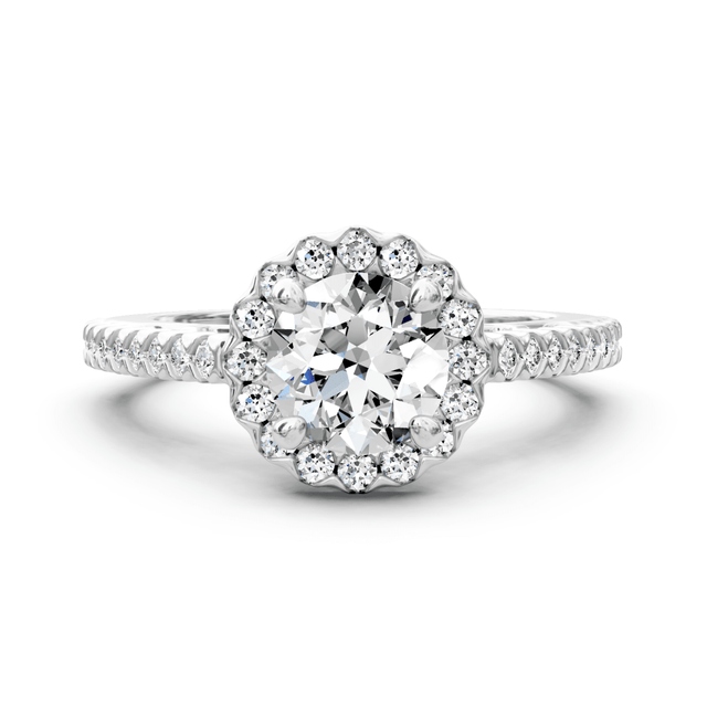 0.70-1.85 CT Round Cut Natural Diamonds - Engagement Ring
