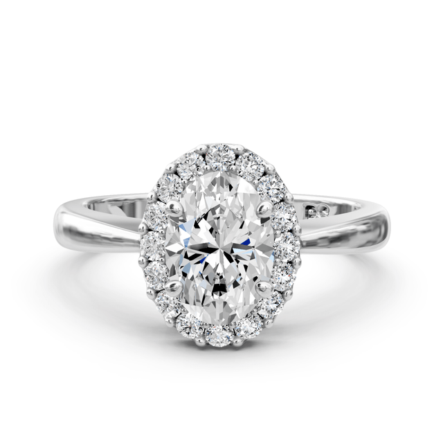0.65-1.80 CT Oval & Round Cut Natural Diamonds - Engagement Ring