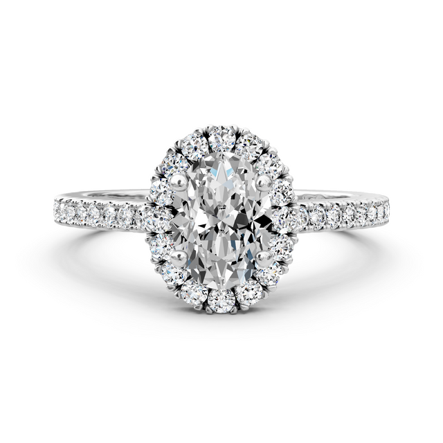 0.95-6.45 CT Oval & Round Cut Lab Grown Diamonds - Engagement Ring