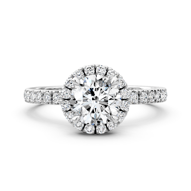 0.90-6.40 CT Round Cut Lab Grown Diamonds - Engagement Ring